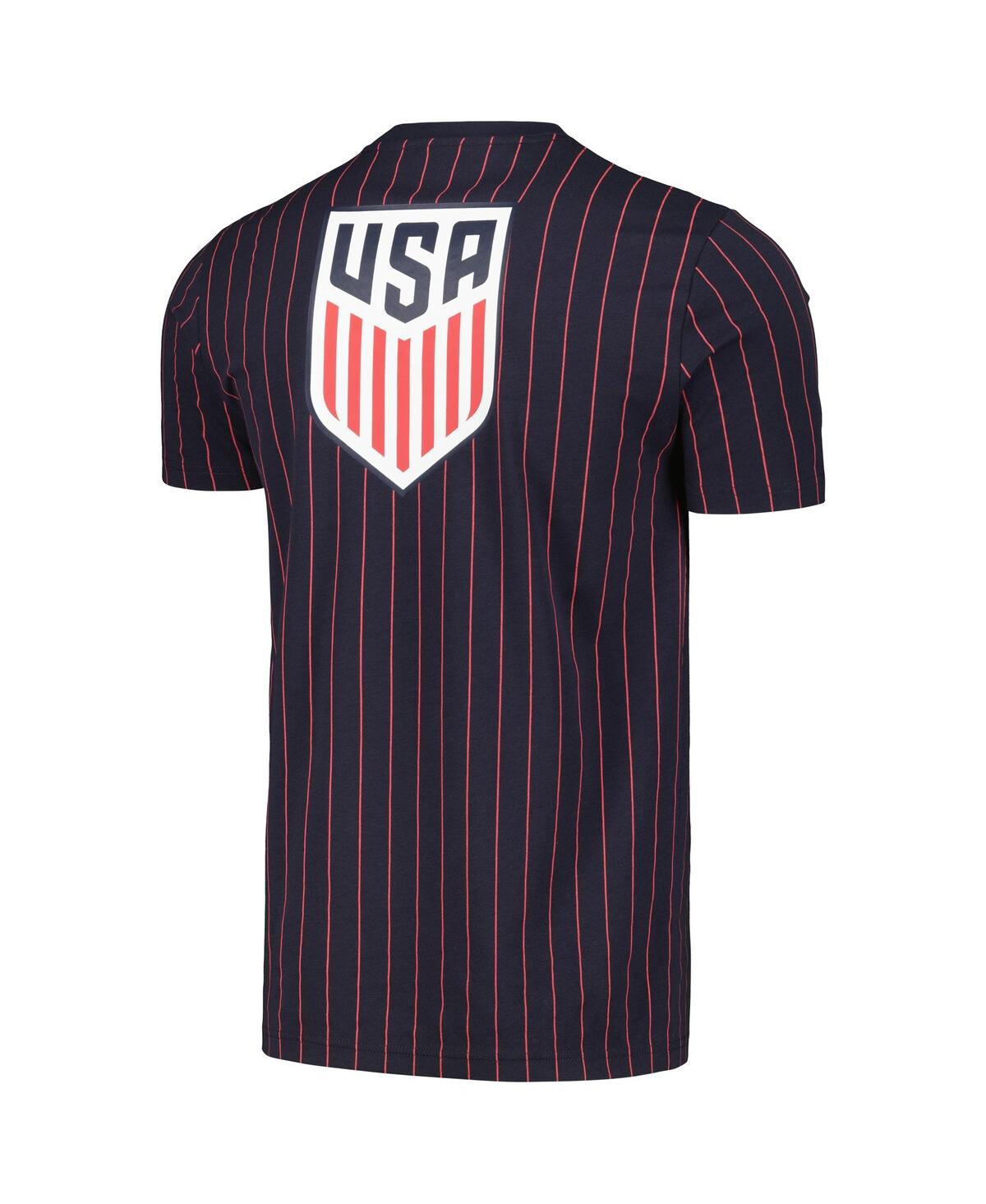5th & Ocean Navy Usmnt Throwback Pinstripe T-shirt In Navy