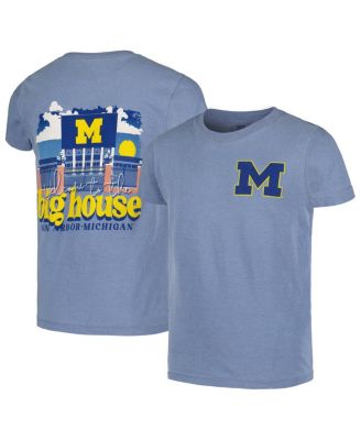 Big Boys and Girls Navy Michigan Wolverines Hyperlocal Comfort Colors T-Shirt