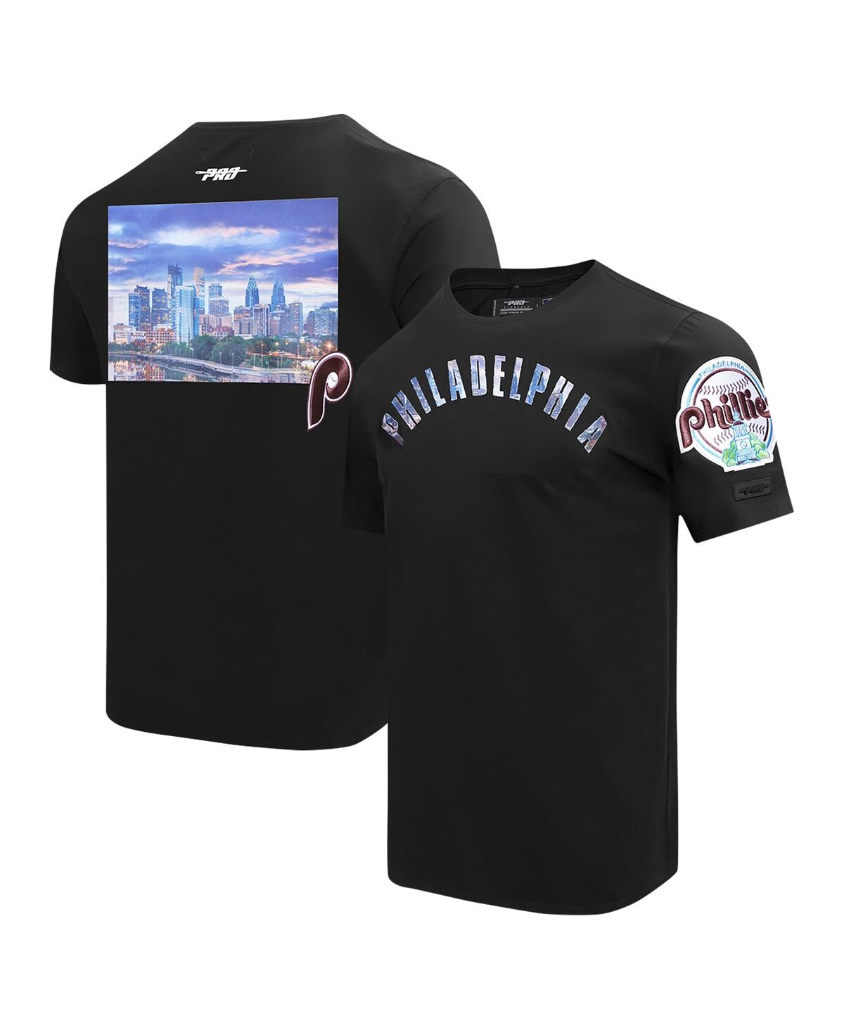 Men's Black Philadelphia Phillies Cityscape T-Shirt - Black