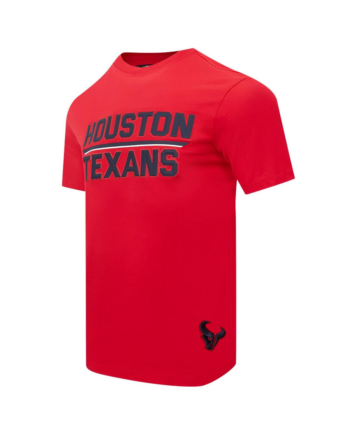 Pro Standard Men's Red Houston Texans Alternate Logo T-shirt In Red