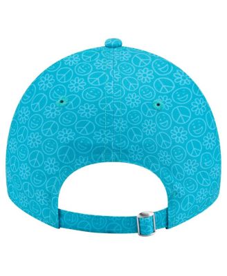 Women's Aqua Miami Dolphins Smiley 9TWENTY Adjustable Hat