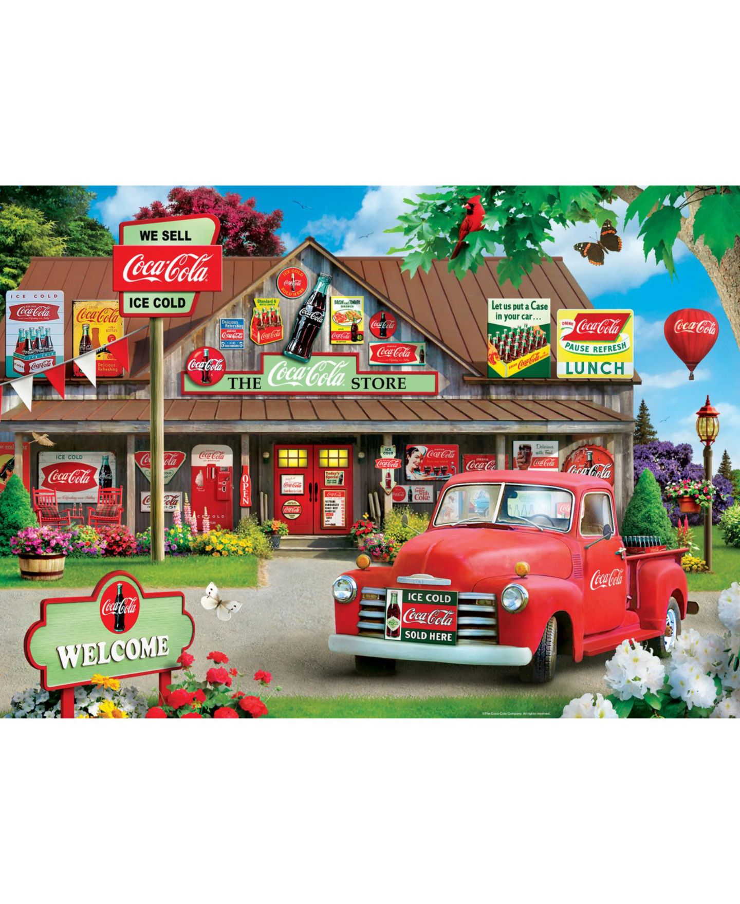 Детский пазл MasterPieces Puzzles Masterpieces Coca-Cola The Store Adult 1000-Piece Jigsaw Puzzle, Ages 14+, цвет: Разноцветный — фото 3