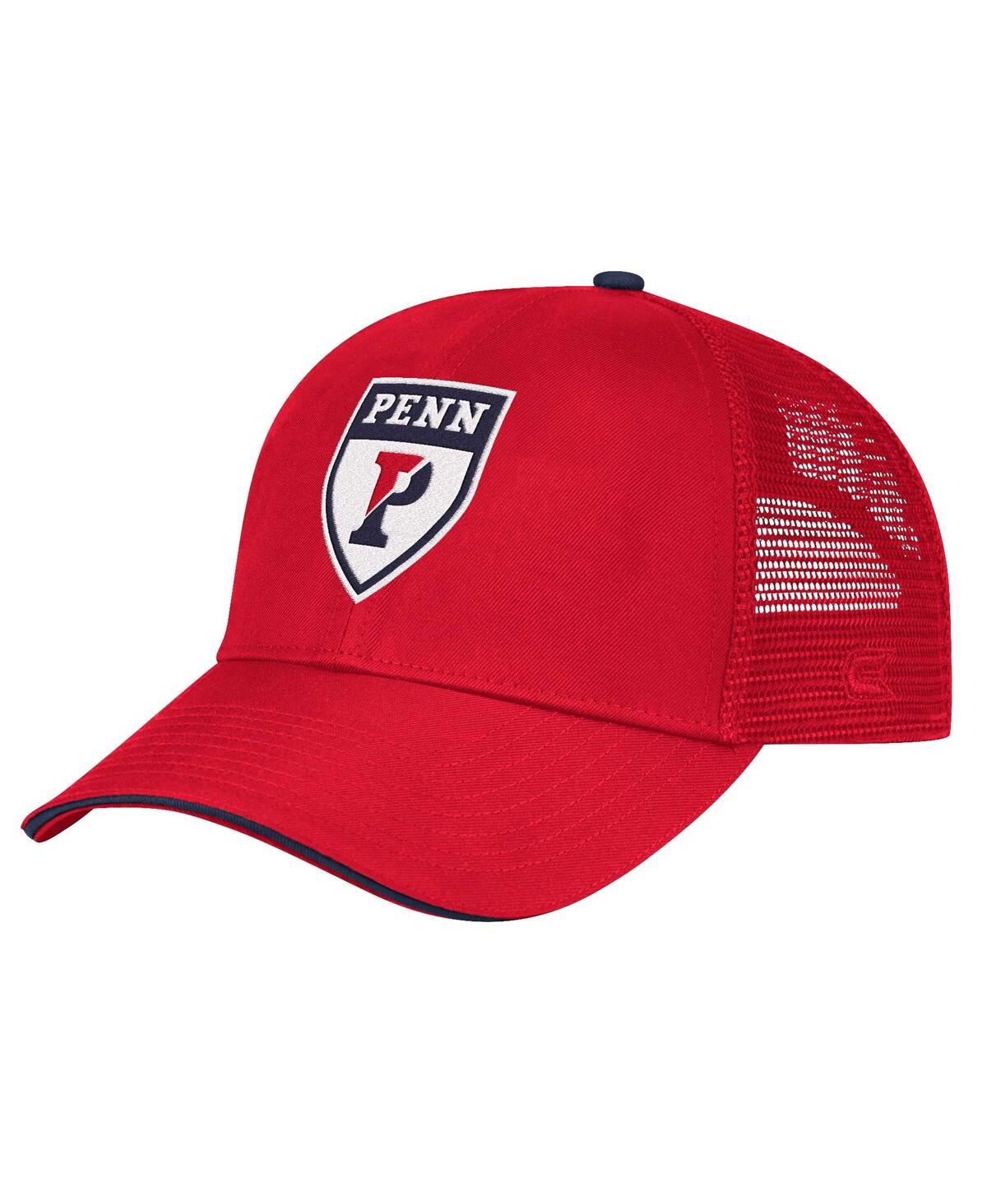 Men's Red Pennsylvania Quakers Wyatt Adjustable Hat - Red