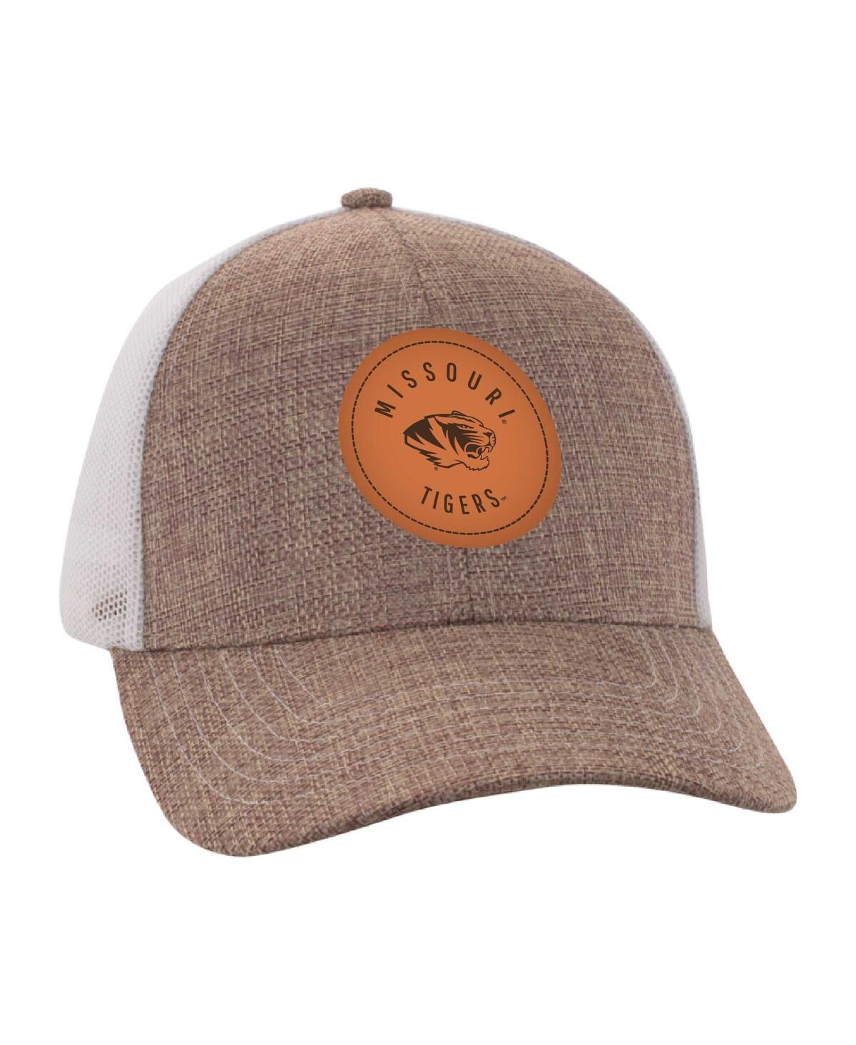 Ahead Men's Tan/white Virginia Tech Hokies Pregame Adjustable Hat In Tan,white