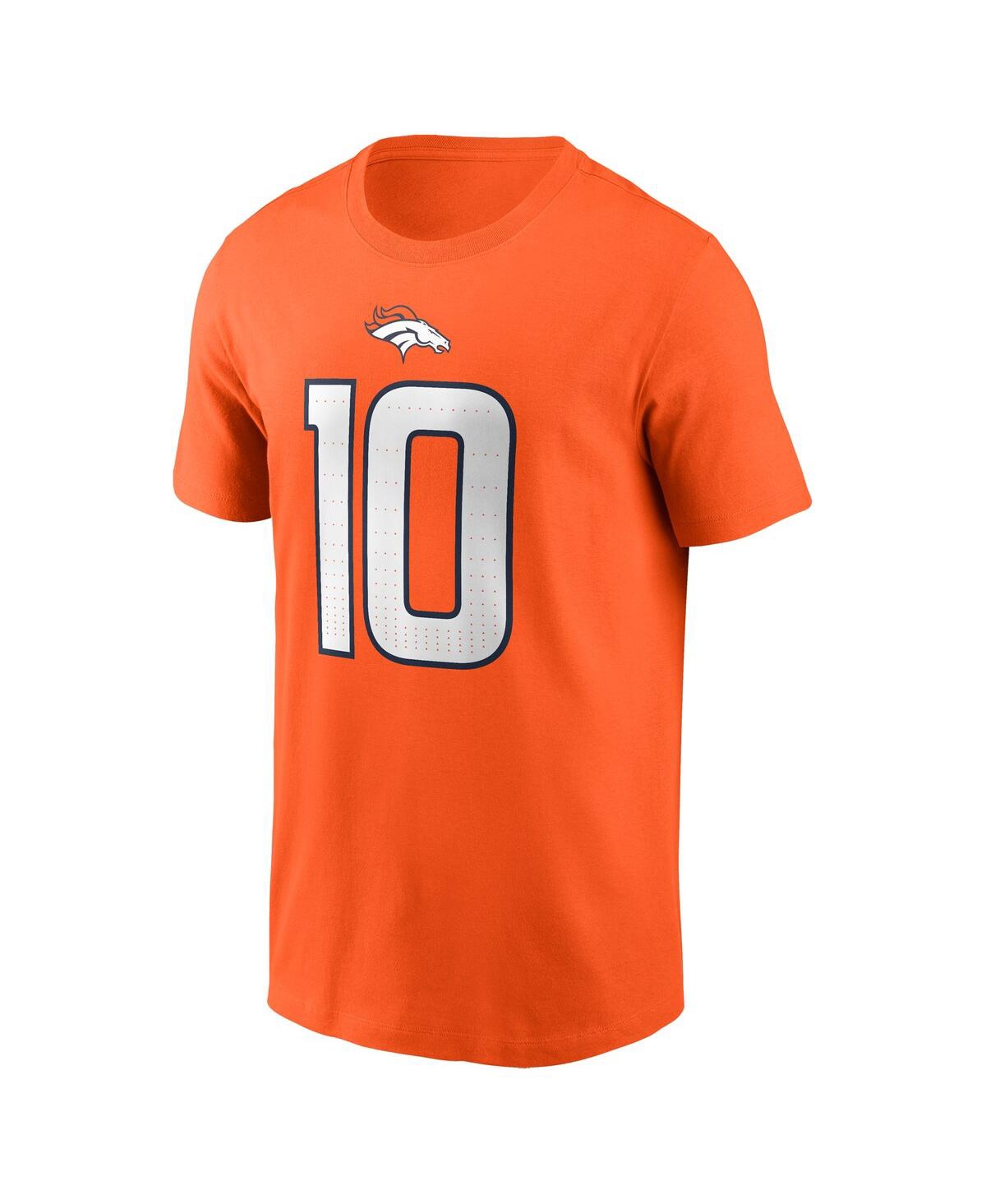 Nike Big Boys And Girls Bo Nix Orange Denver Broncos 2024 Nfl Draft Name Number T-shirt In Orange
