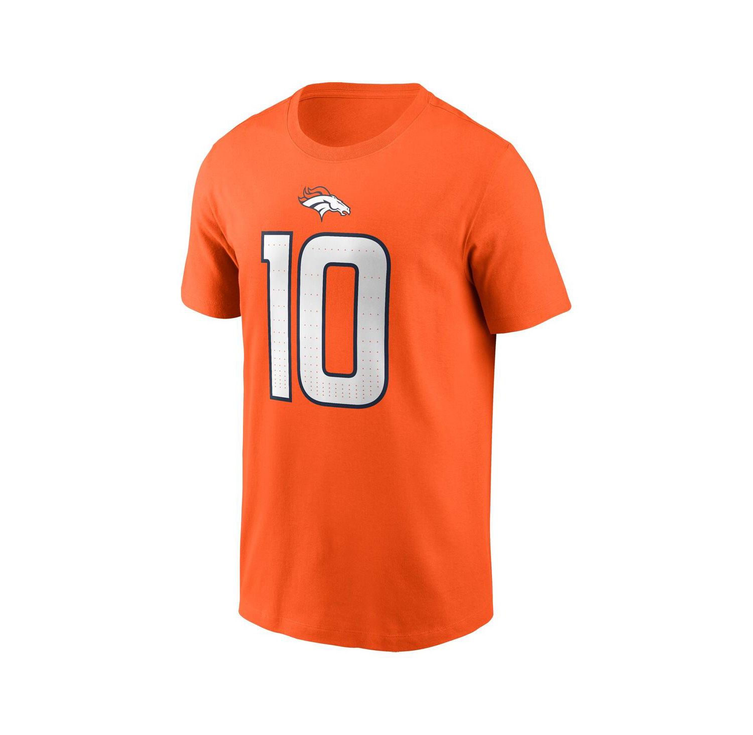 Big Boys and Girls Bo Nix Orange Denver Broncos 2024 NFL Draft Name & Number T-Shirt