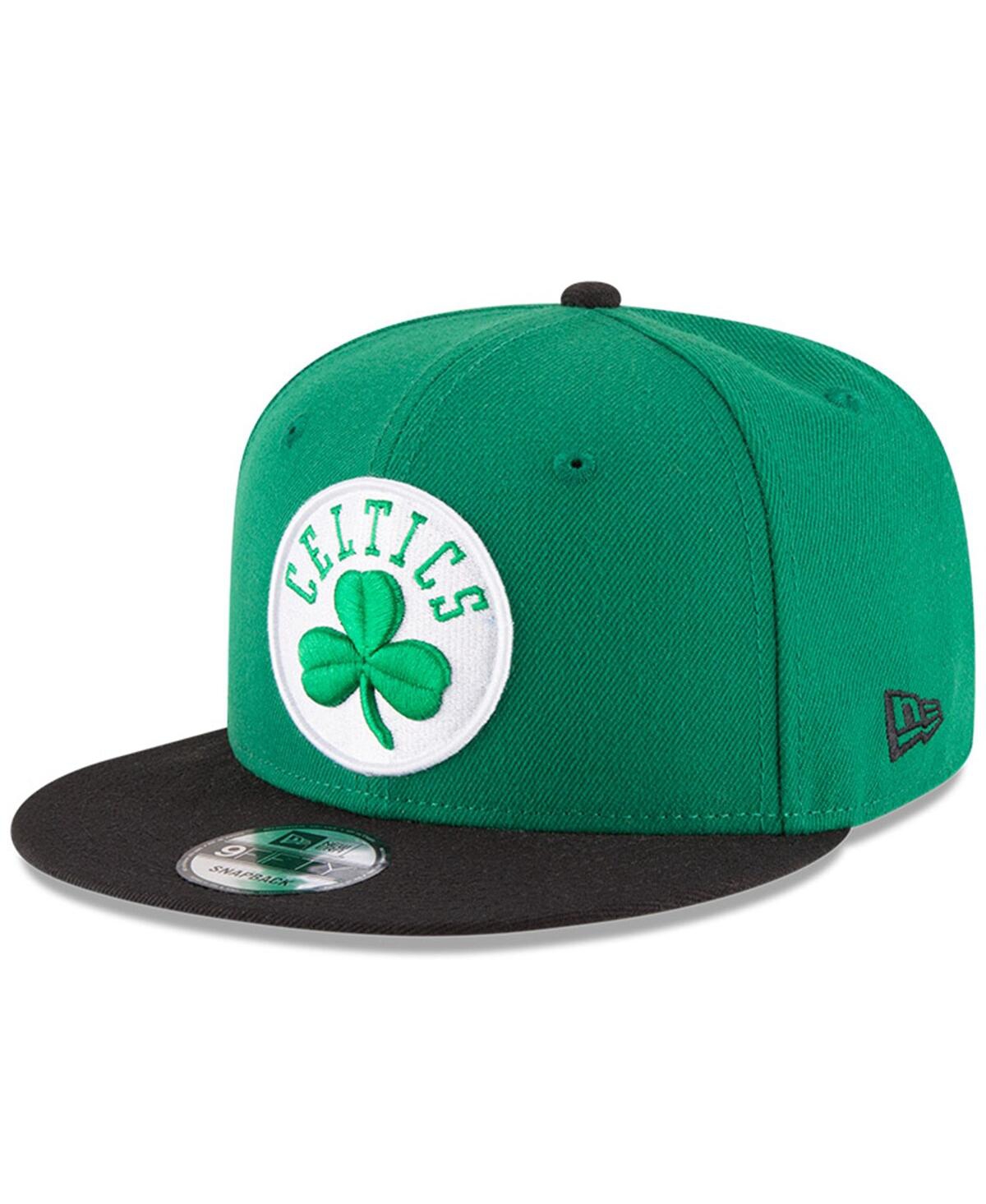 New Era Men'sBlack Boston Celtics 2024 Nba Finals Champions Side Patch 9FIFTY Snapback Hat - Kelly Green