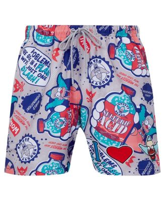 Men's Natural the Simpsons Krusty Kologne Woven Shorts