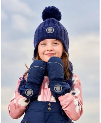 Kids Unisex Peruvian Knit Hat Navy - Toddler|Child