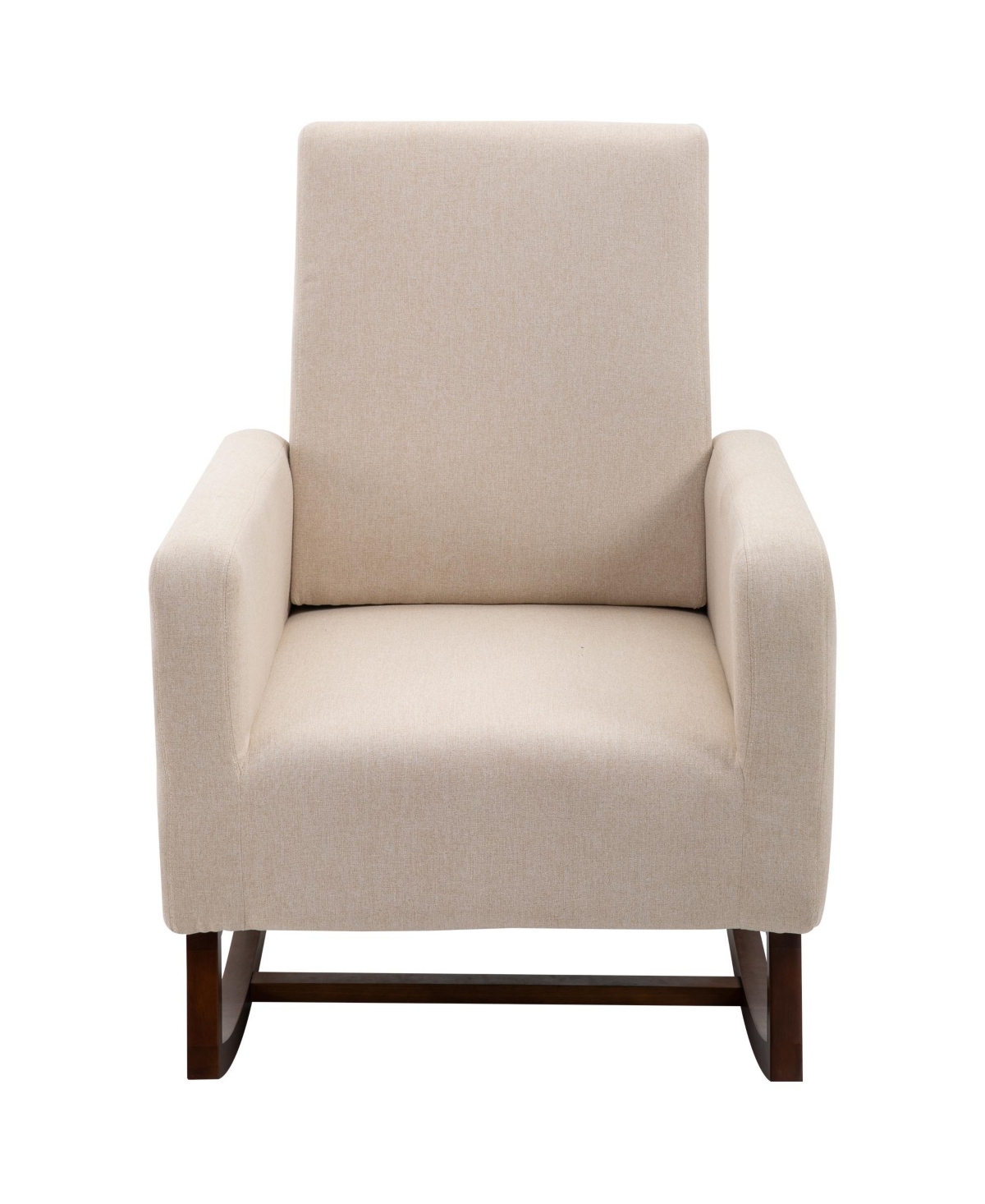Homcom Breathable Linen Fabric Side Chair/Living Room Chair with Thick Padded Seats