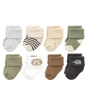 Baby Boys Hudson Cushioned Terry 8-Pair Sock Set