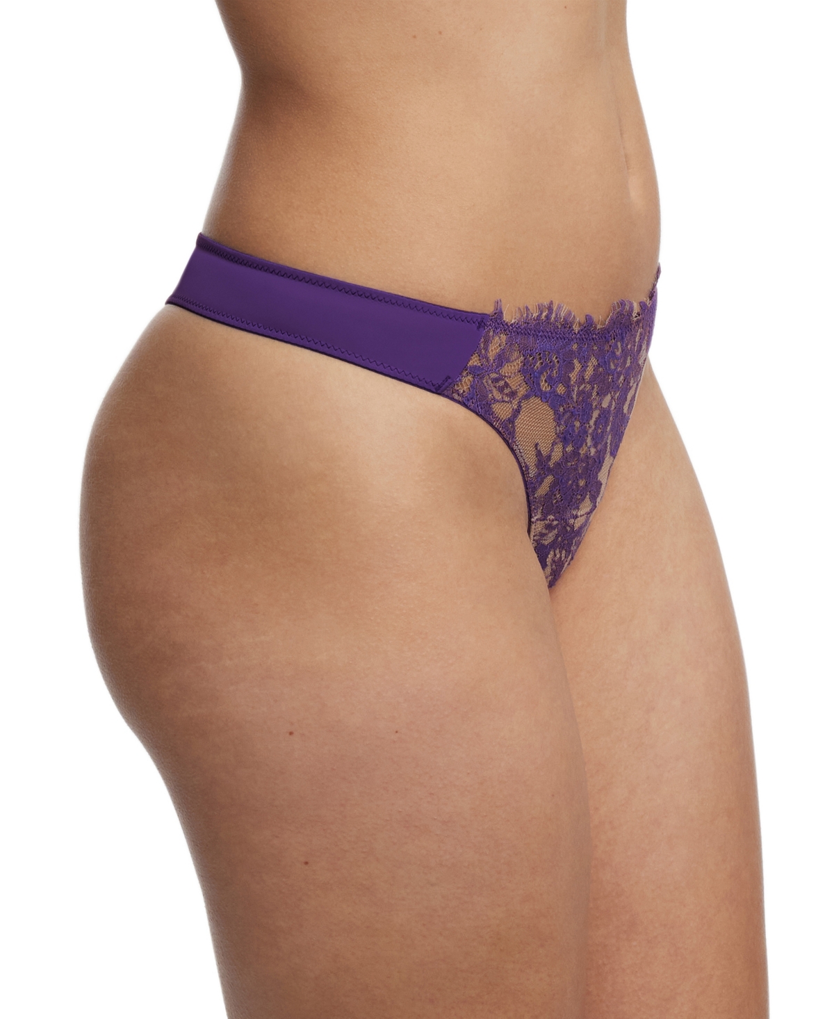 Skarlett Blue Women's Entice Front Lace Thong -nylon