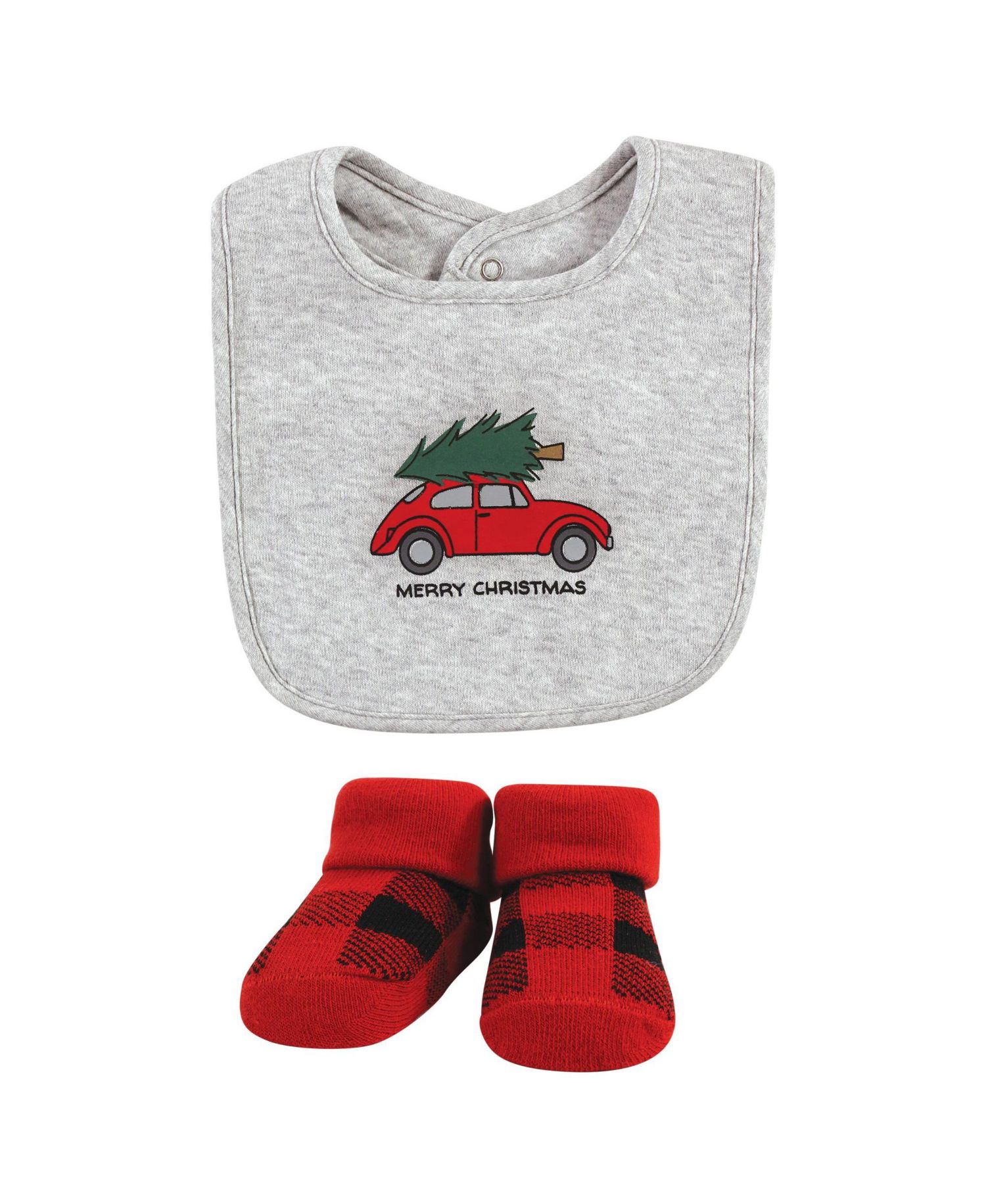 Baby Boys Hudson Unisex Cotton Bib and Sock Collection