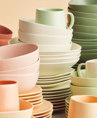 Delilah Porcelain Pasta Bowls, Set of 6