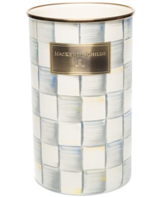 Mackenzie-Childs Sterling Check Utensil Holder - Macy's