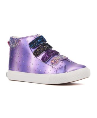 Girls Rain Bow High Top Sneaker