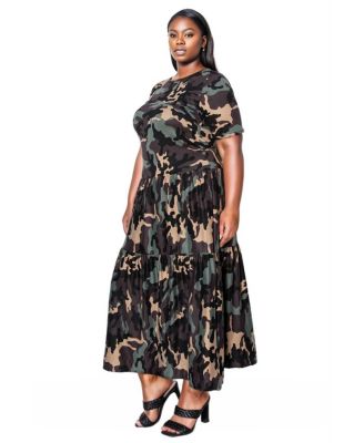 Camo Plus Size Cocktail & Party Dresses | Macy's