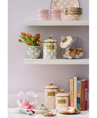 Cookie Jar with Rosy Check Lid