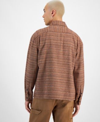 Мужская верхняя рубашка Sun Stone с принтом Шторм от Sun Stone созданная для Macys 12990₽