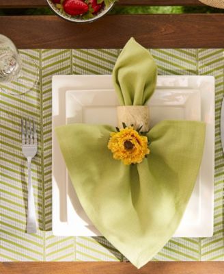 Textured Twill Weave Placemat Set of 6
