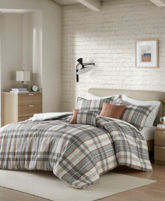 Blake Plaid 4-Pc. Comforter Set, Twin/Twin XL