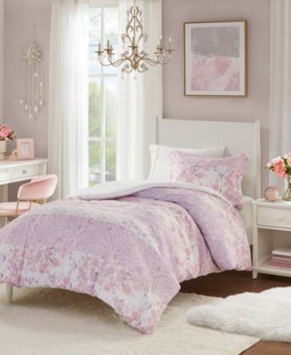 Oliena Floral Paisley 2-Pc. Duvet Cover Set, Twin/Twin XL