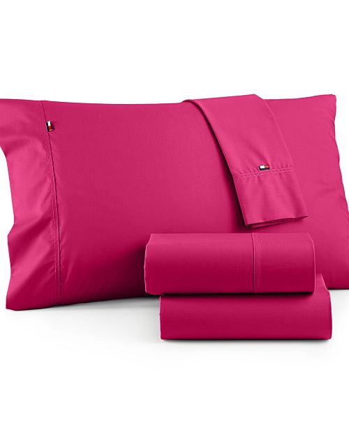 Tommy Hilfiger Solid Core Queen Sheet Set & Reviews Sheets