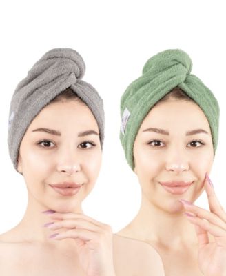 2-Pack Hair Drying Towels, 26" x 13"