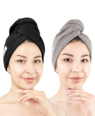 2-Pack Hair Drying Towels, 26" x 13"