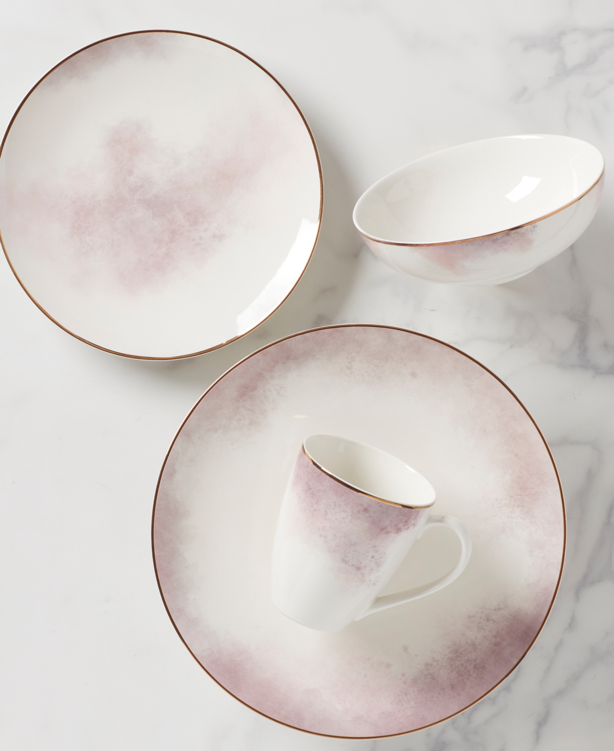 Lenox Set Of 4 Trianna Coupe Dinner Plates In White