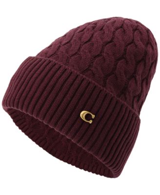 Signature C Cable Knit Beanie