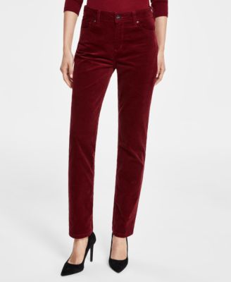 Jones New York - Women's Lexington Straight Leg Corduroy Jeans
