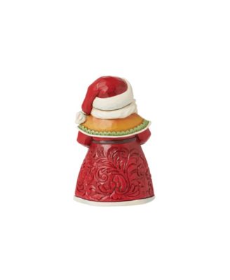 Mini Santa with Cardinal Figurine
