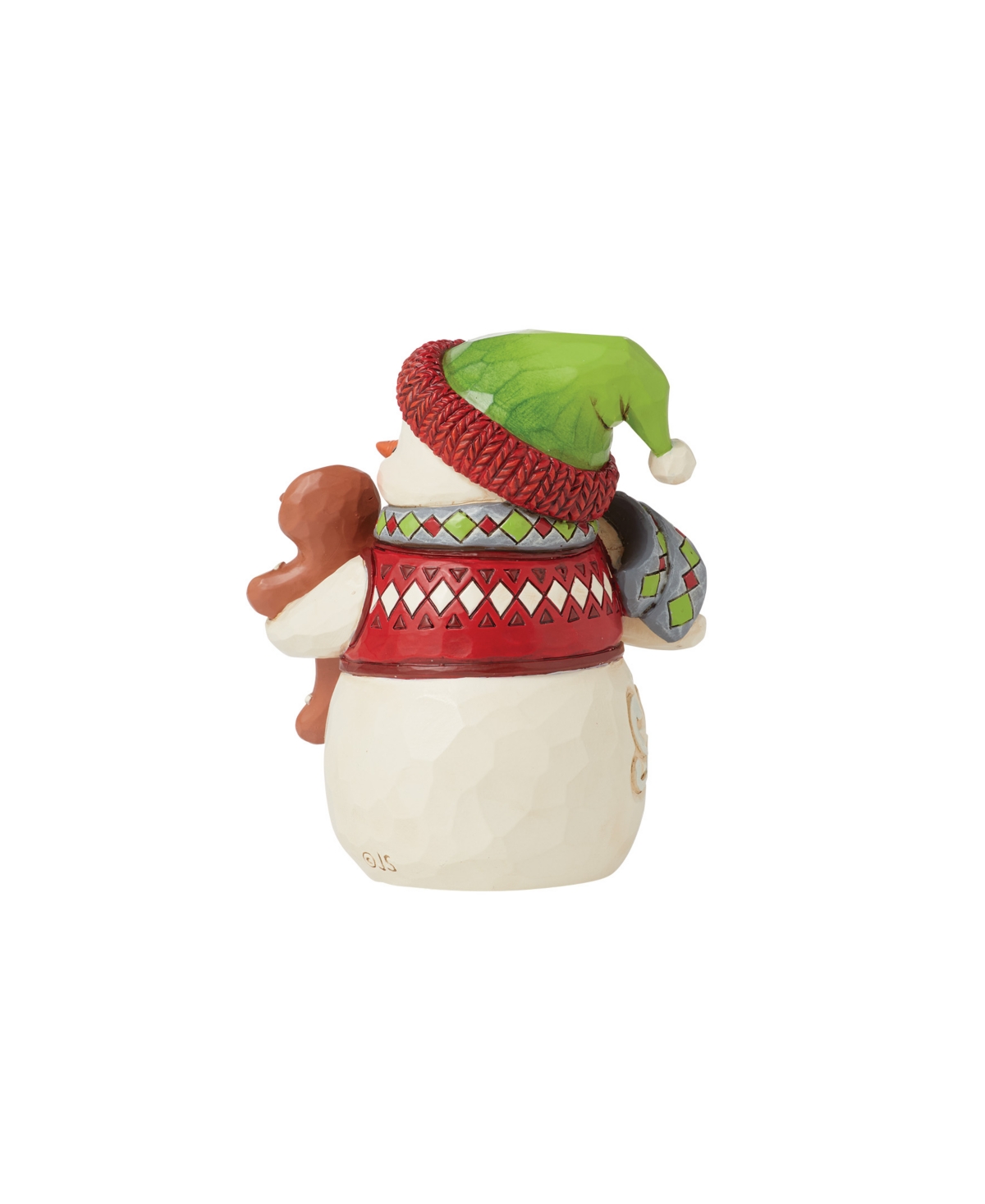 Jim Shore Mini Snowman Gingerbread Figurine In Multi