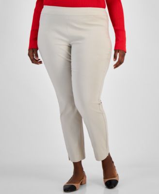 Plus Size Pull-On Cambridge Pants, Exclusively at Macy's