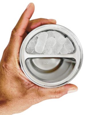 Dual Chamber 2-In-1 Double Sided Vacuum Insulated Stainless Steel Water Bottle Tumbler Travel Mug 30oz