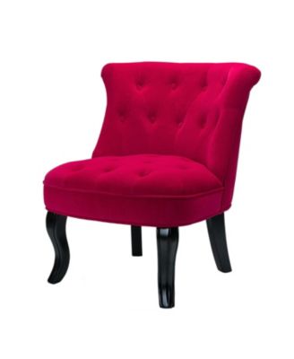 Upholstered Paolino Accent Chair with Button-tufted Back