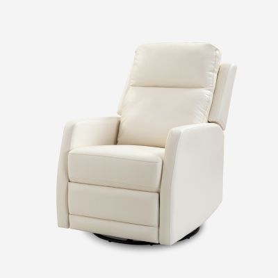 Donat Faux Leather Swivel Recliner