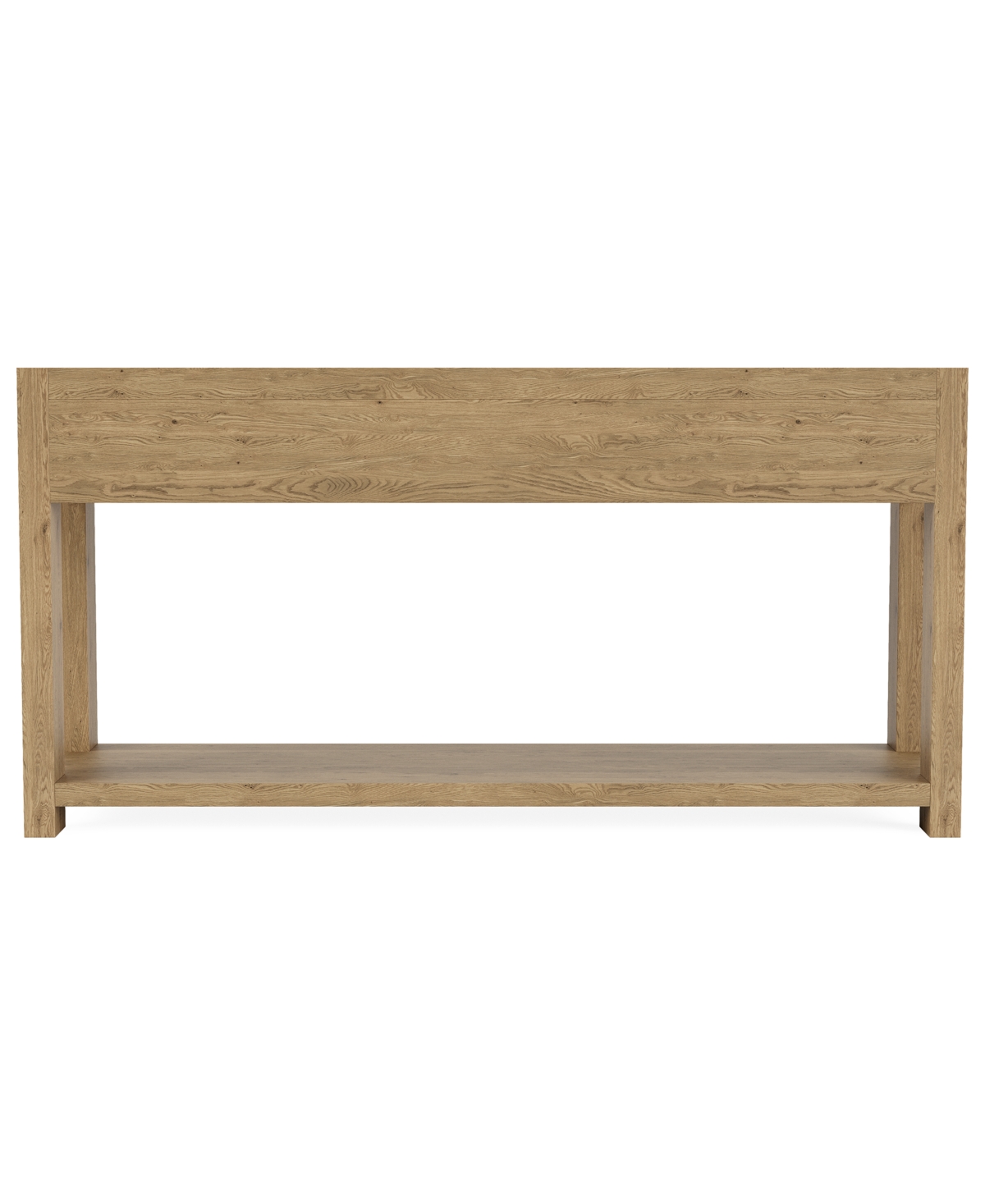 Macy's Furniture Davie 60" Wood Sofa Table In Pale Oak