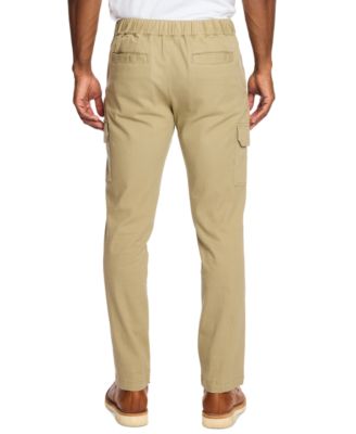 Винтажная мужская куртка-рубашка, свитер с круглым вырезом и брюки-карго, защищающие от непогоды