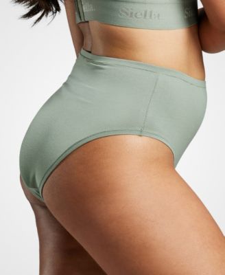 Women's High-Cut Breathable Organic Cotton High Waist Brief
