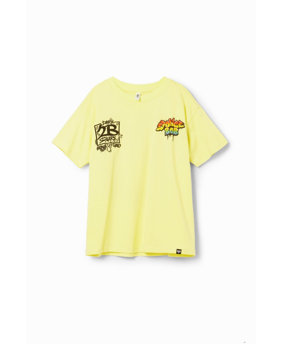 Desigual Boys Boys's SpongeBob graffiti T-shirt