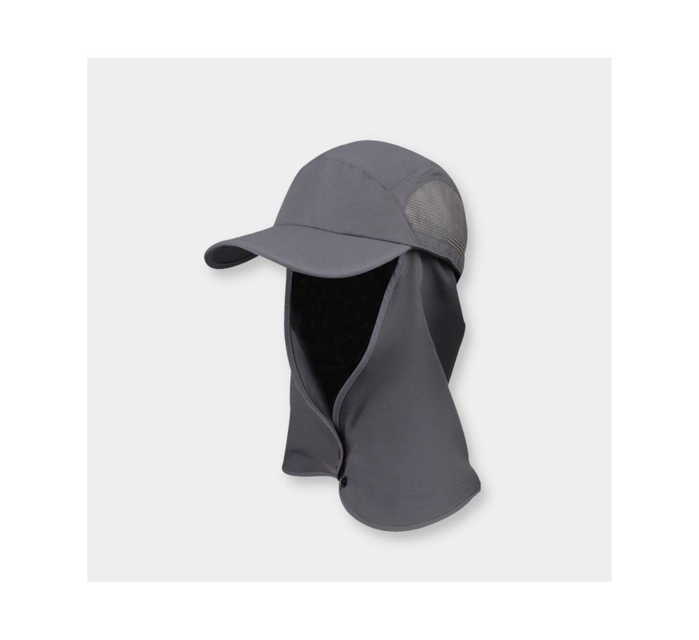 Мужская кепка Kanut Sports Unisex Palo Removable Drape, цвет: Серый — фото 1