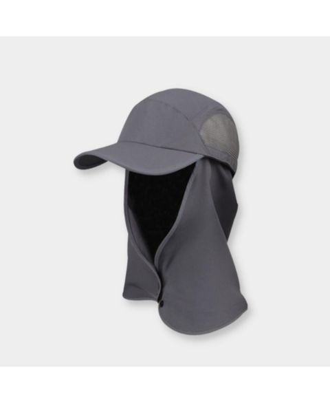 Мужская кепка Kanut Sports Unisex Palo Removable Drape, цвет: Серый
