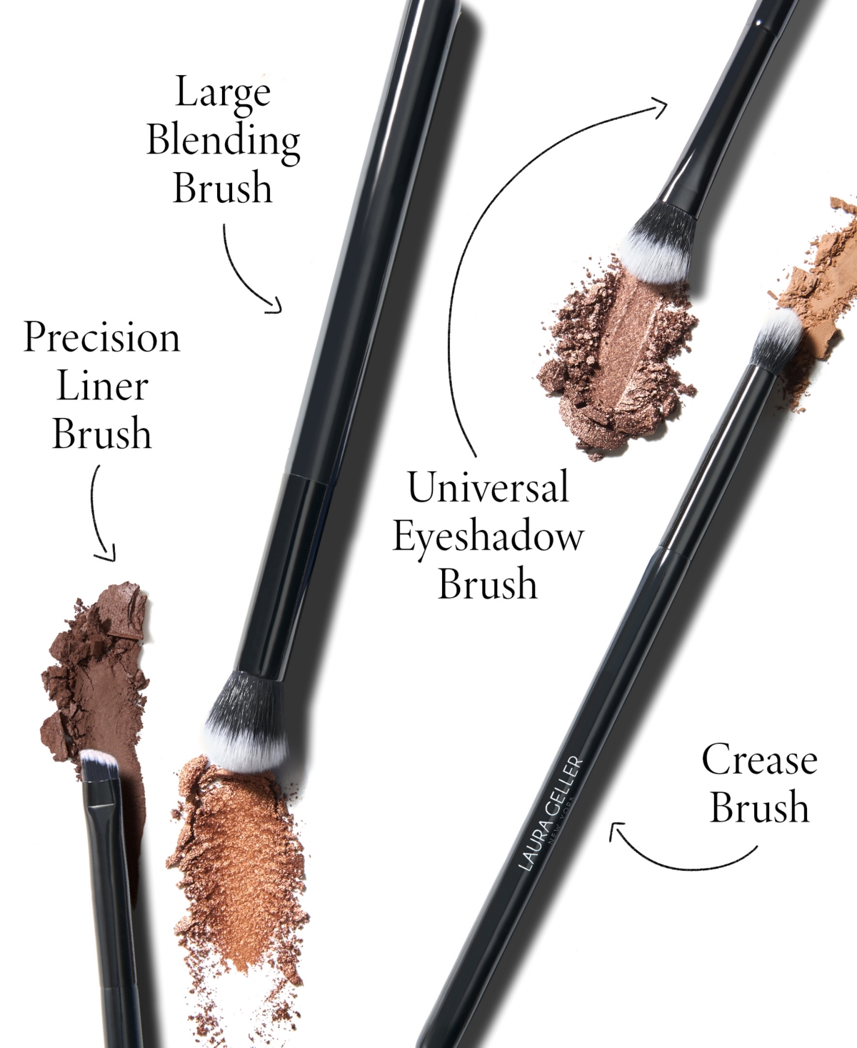 Laura Geller Beauty 4-pc. Eye Expertise Brush Set In No Color