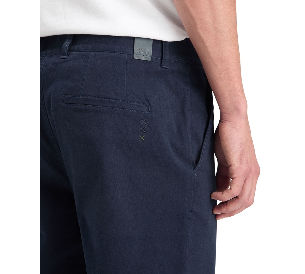 Scotch & Soda Men's Core Drift Cotton-Blend Twill Chino Pants - 0002 Night