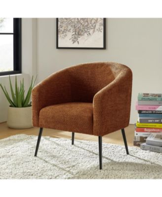 Hal Modern Boucle Armchair with Metal Leg