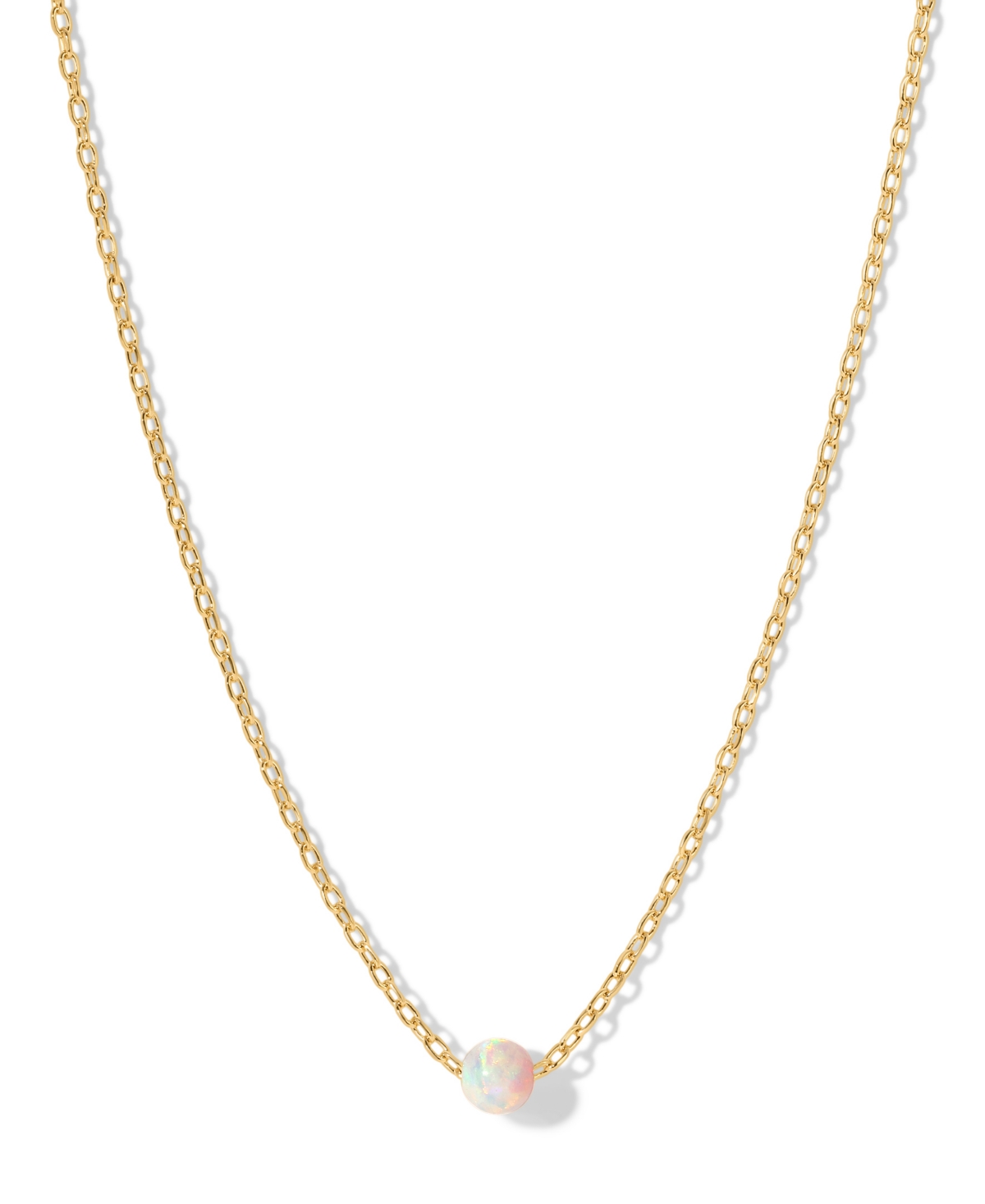 Girls Crew Faux Opal Necklace In Gold