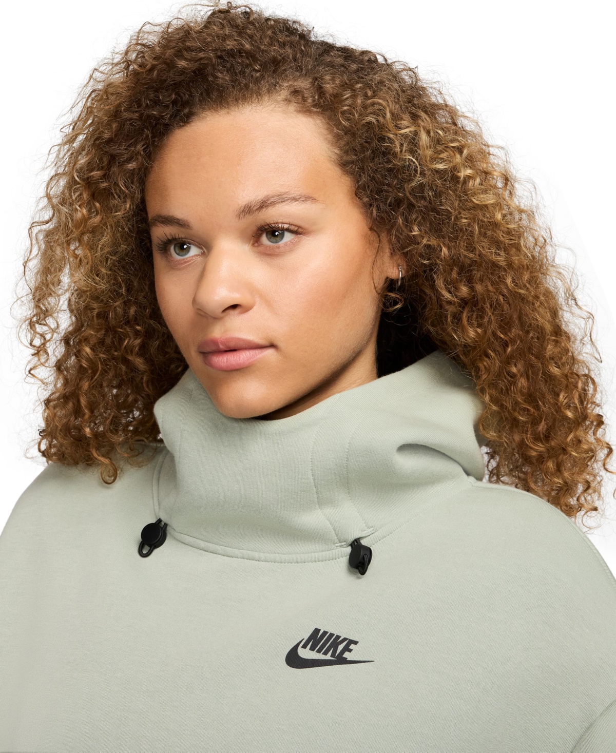 Nike Women's Sportswear Tech Fleece Oversized Hoodie -black