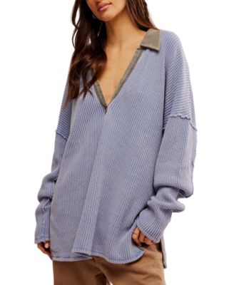 Free People - Women's Travis Oversized Thermal Top